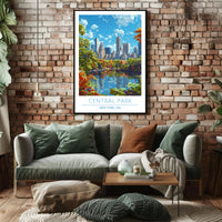 Central Park in Autumn Poster
