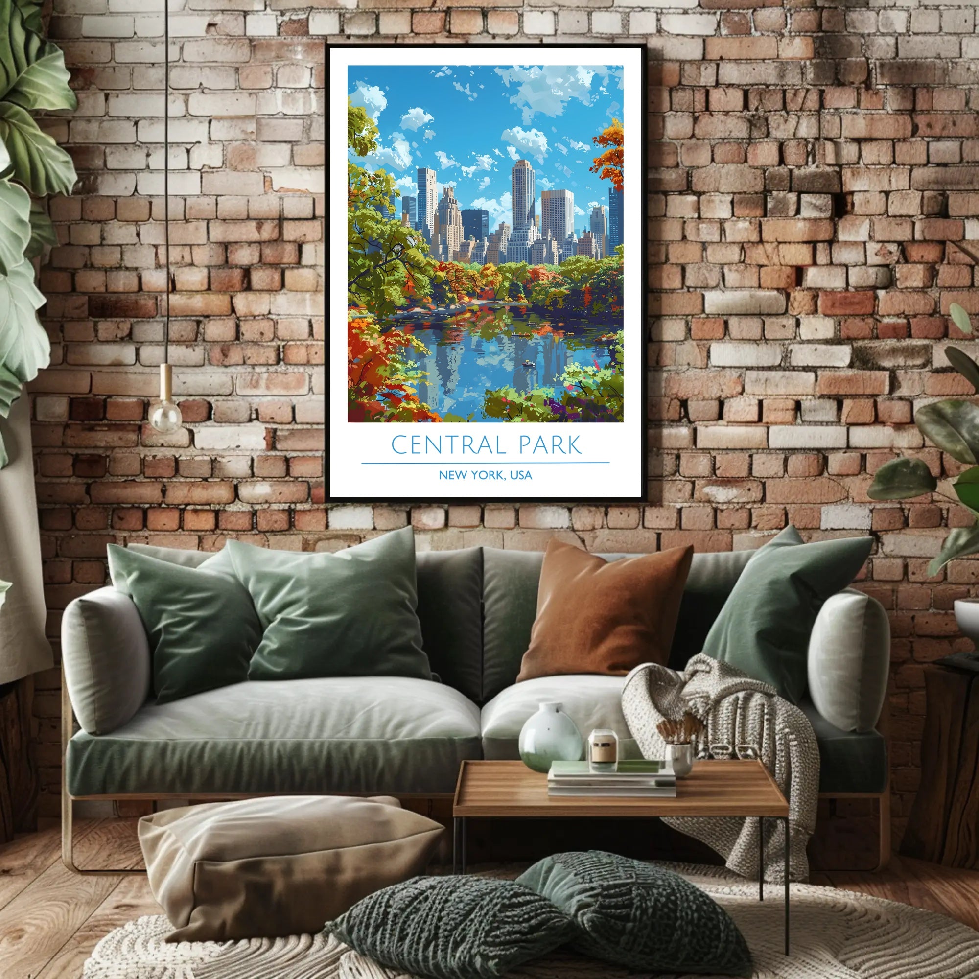 Central Park in Autumn Poster