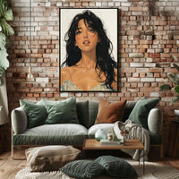 Enigmatic Portrait Poster