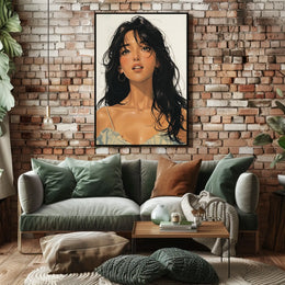 Enigmatic Portrait Poster