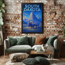 South Dakota Wilderness Poster