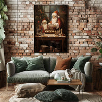 SantaS Chess Match Poster