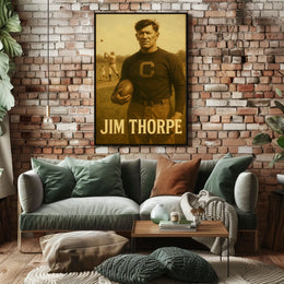 Jim Thorpe Legendary Athlete Poster