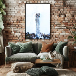 Majestic Mountain Waterfall Poster