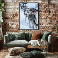 Winter Perch Poster
