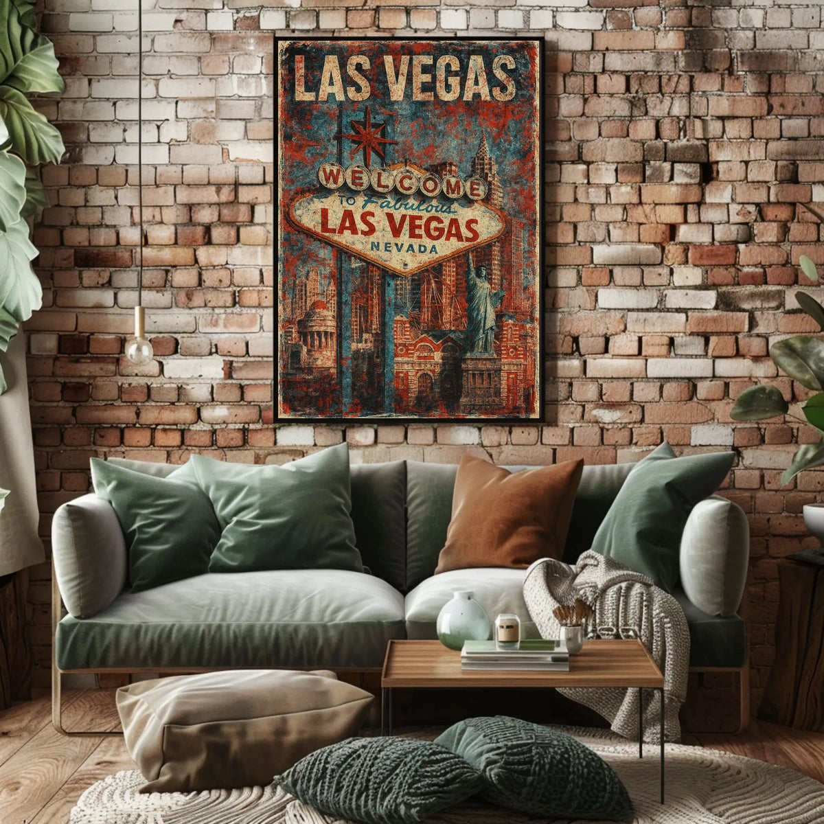 Las Vegas Skyline Pop Art Decor Lovers Poster