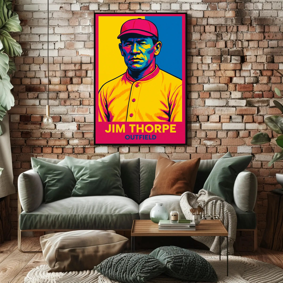 Jim Thorpe Outfield Poster