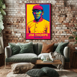 Jim Thorpe Outfield Poster