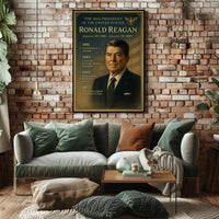 Ronald Reagan Vintage Patriotic Historical or Presidential Poster