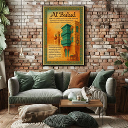 Al Balad The Colorful Old City Of Poster