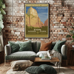 Zion National Park Ranger Programs Poster