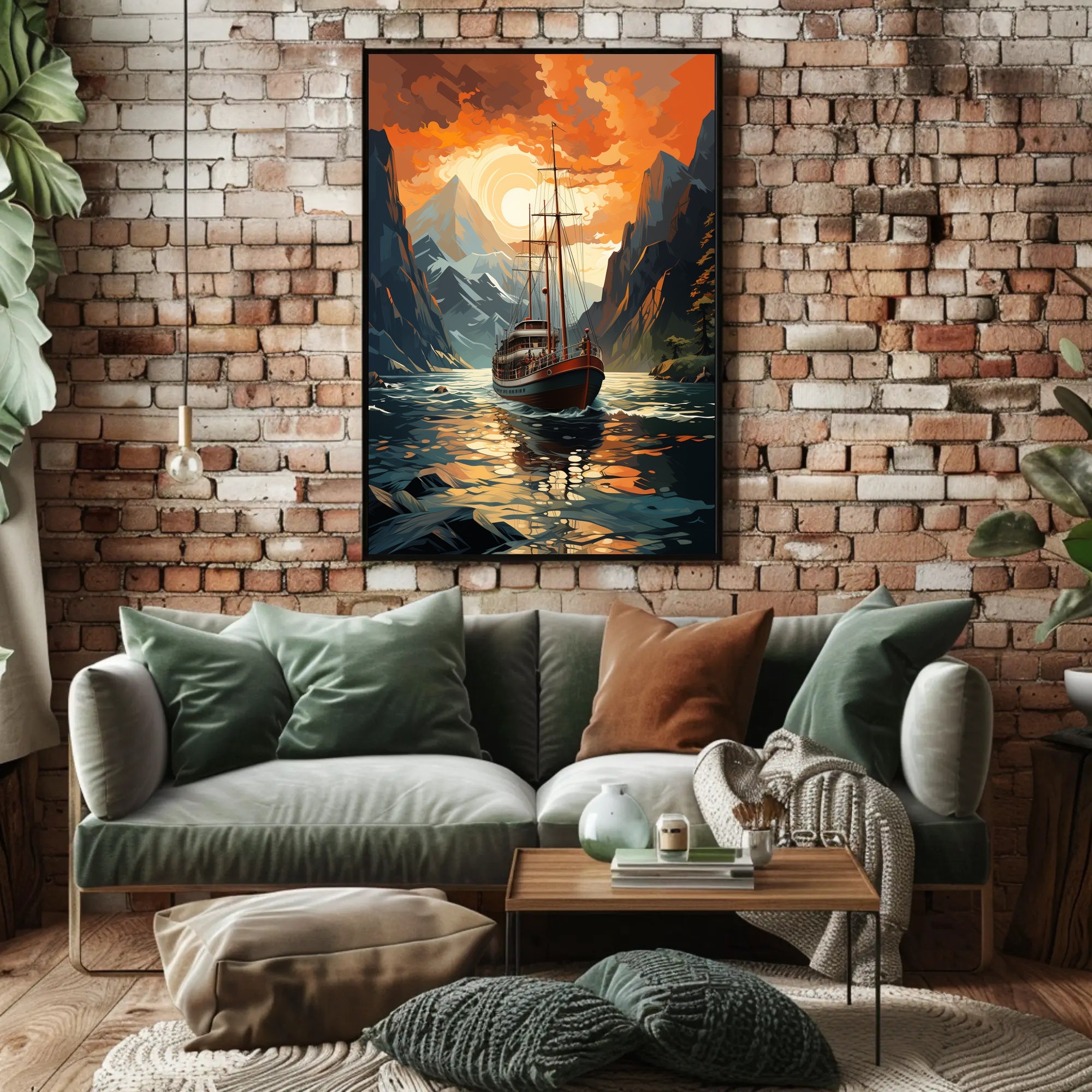 Journey Through Majestic Waters Poster PosterGoat