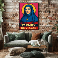 St. Emily de Vialar Poster