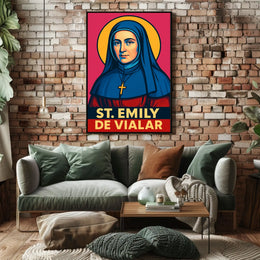 St. Emily de Vialar Poster