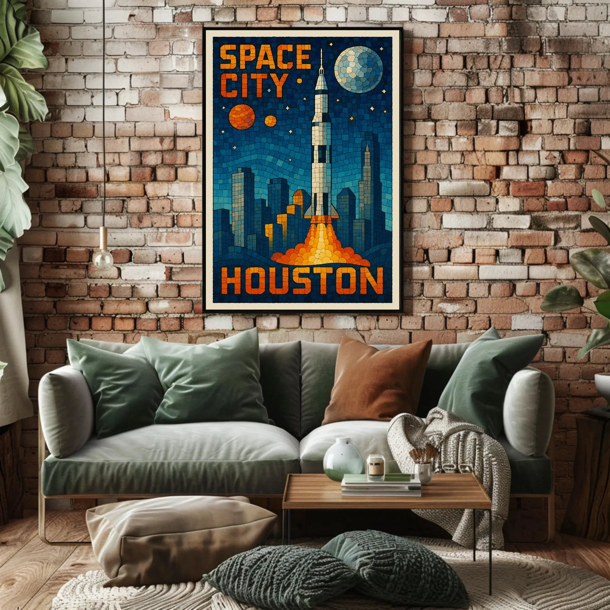 Space City Houston Poster