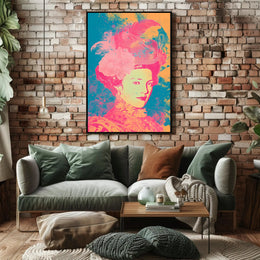 Vibrant Elegance Portrait Wall Art Print