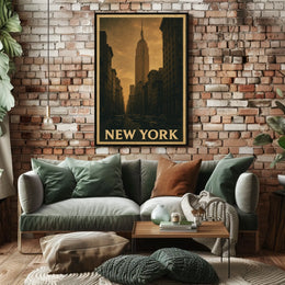 New York Cityscape Poster