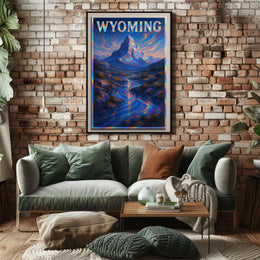 Wyoming Landscape Poster