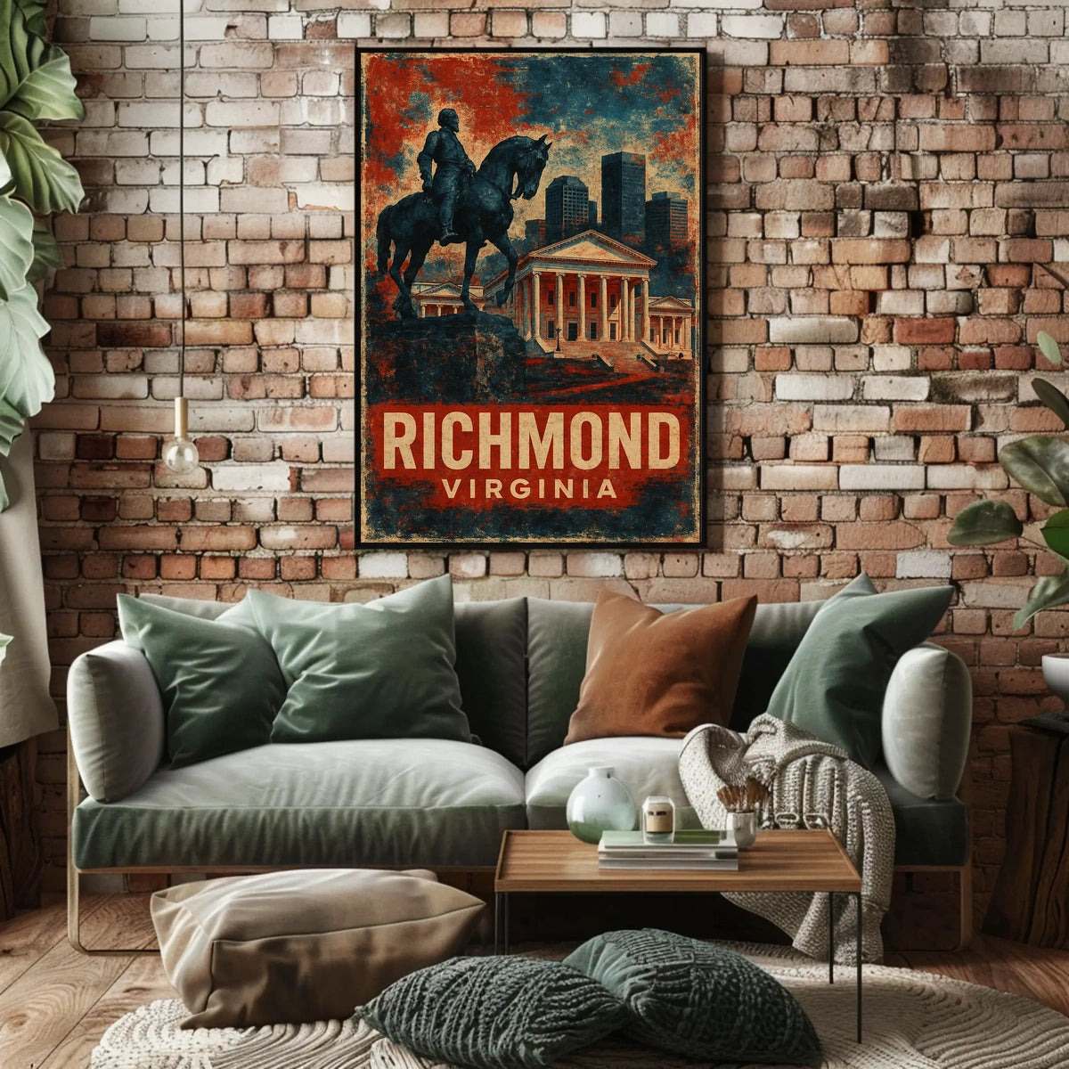 Richmond, Virginia Historical Tribute Poster