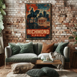 Richmond, Virginia Historical Tribute Poster