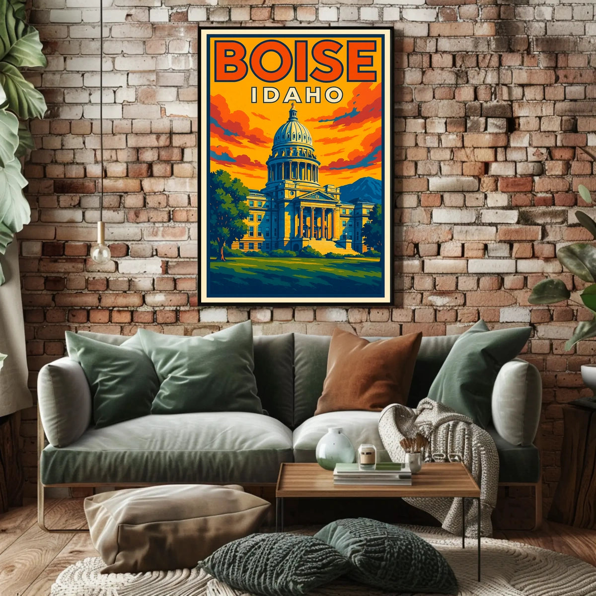 Boise, Idaho Capitol Building Poster