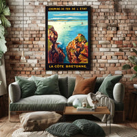 La Côte Bretonne Chemins De Fer De Poster