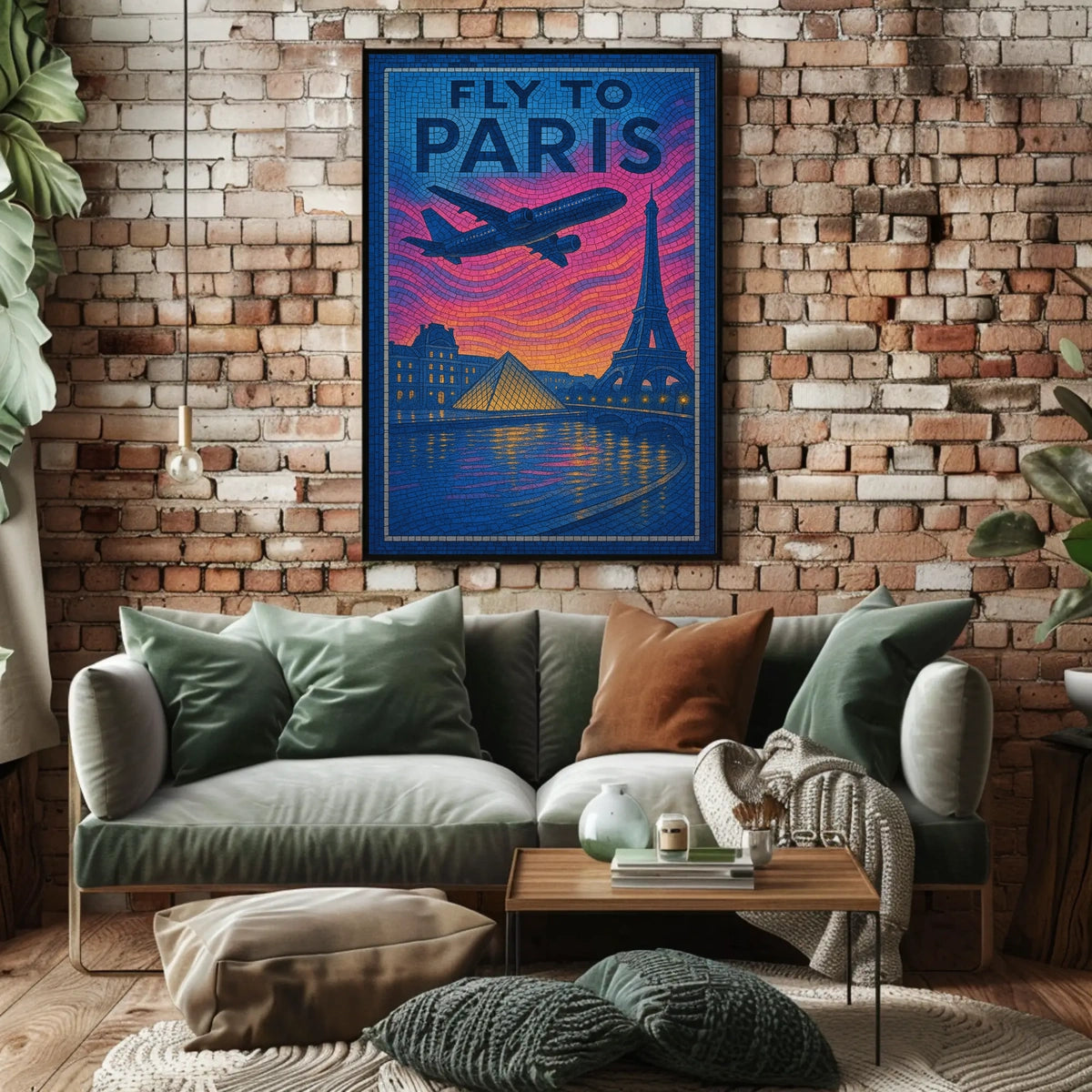 Fly To Paris Poster