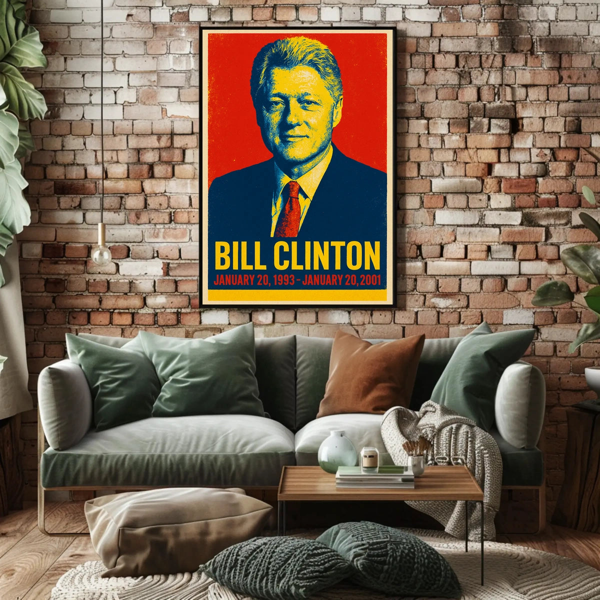 Bill Clinton Presidential Tenure Poster