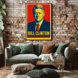 Bill Clinton Presidential Tenure Poster