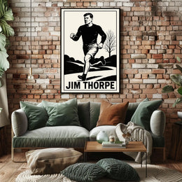 Jim Thorpe Athletic Icon Poster