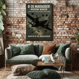 B-26 Marauder - Widow Maker Poster