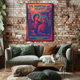 Saints Perpetua And Felicity Martyrs Poster