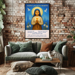 Saint Jacinta Marto Poster PosterGoat