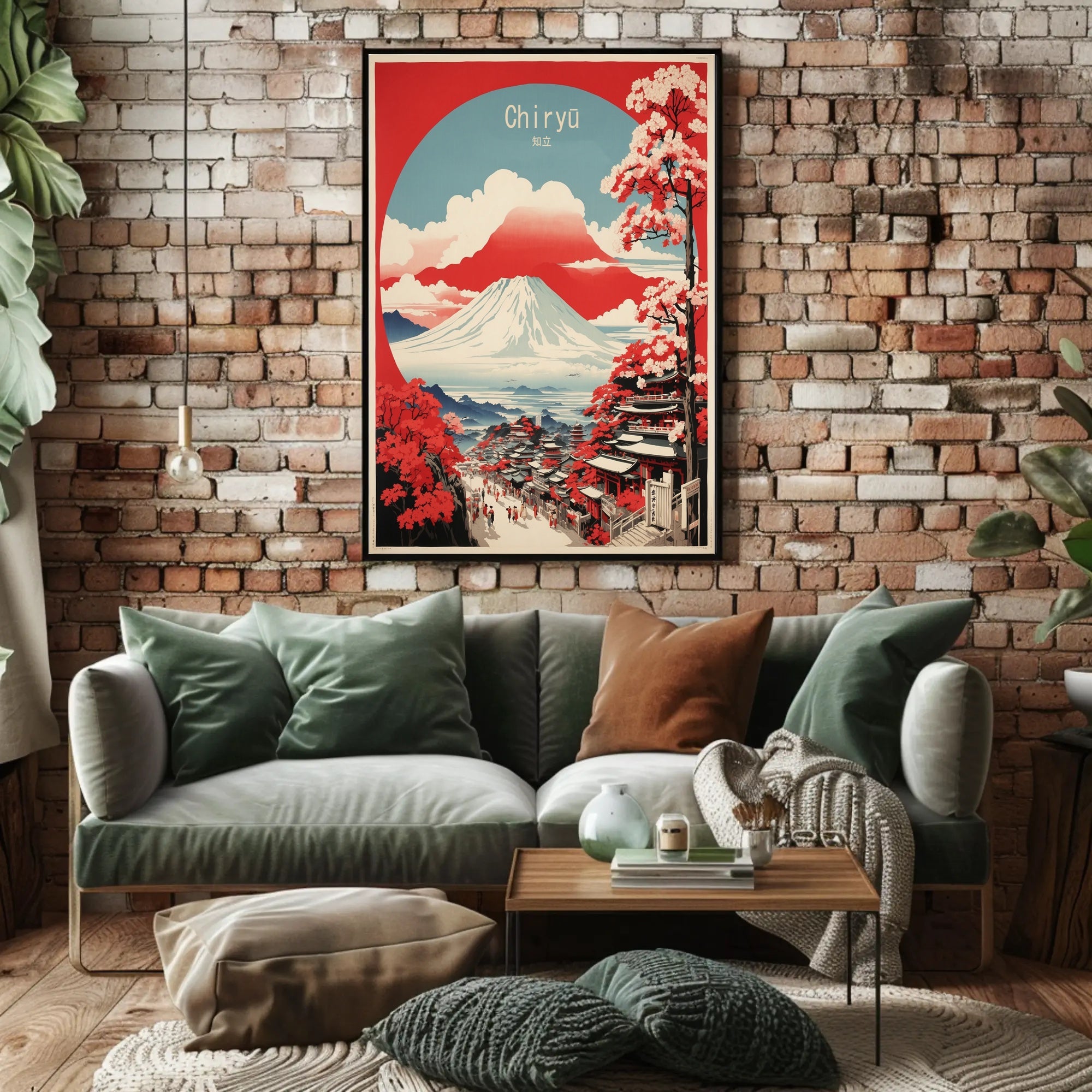 Mount Fuji Japanese Landscape Travel Poster