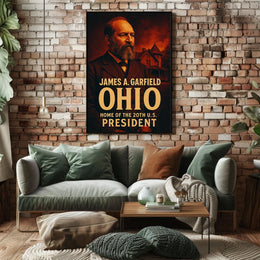James A. Garfield 20th President Poster