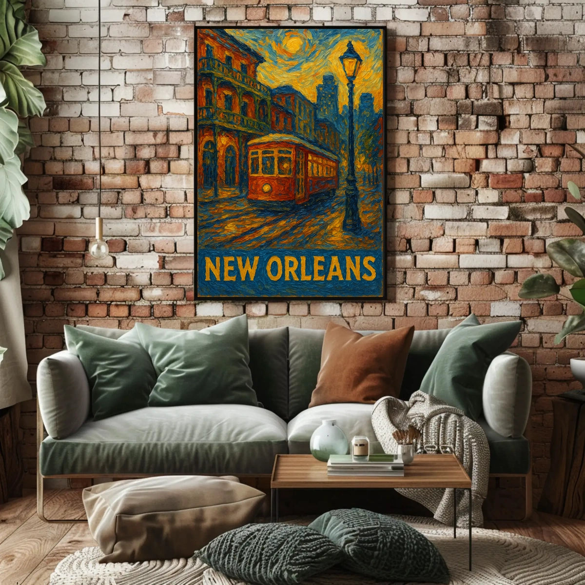 New Orleans Nightscape Poster