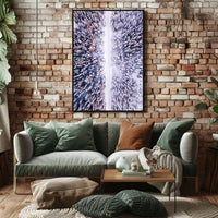 Winter Wonderland Aerial View Poster