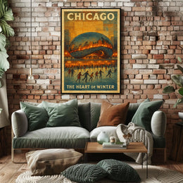 Chicago Heart Of Winter Poster