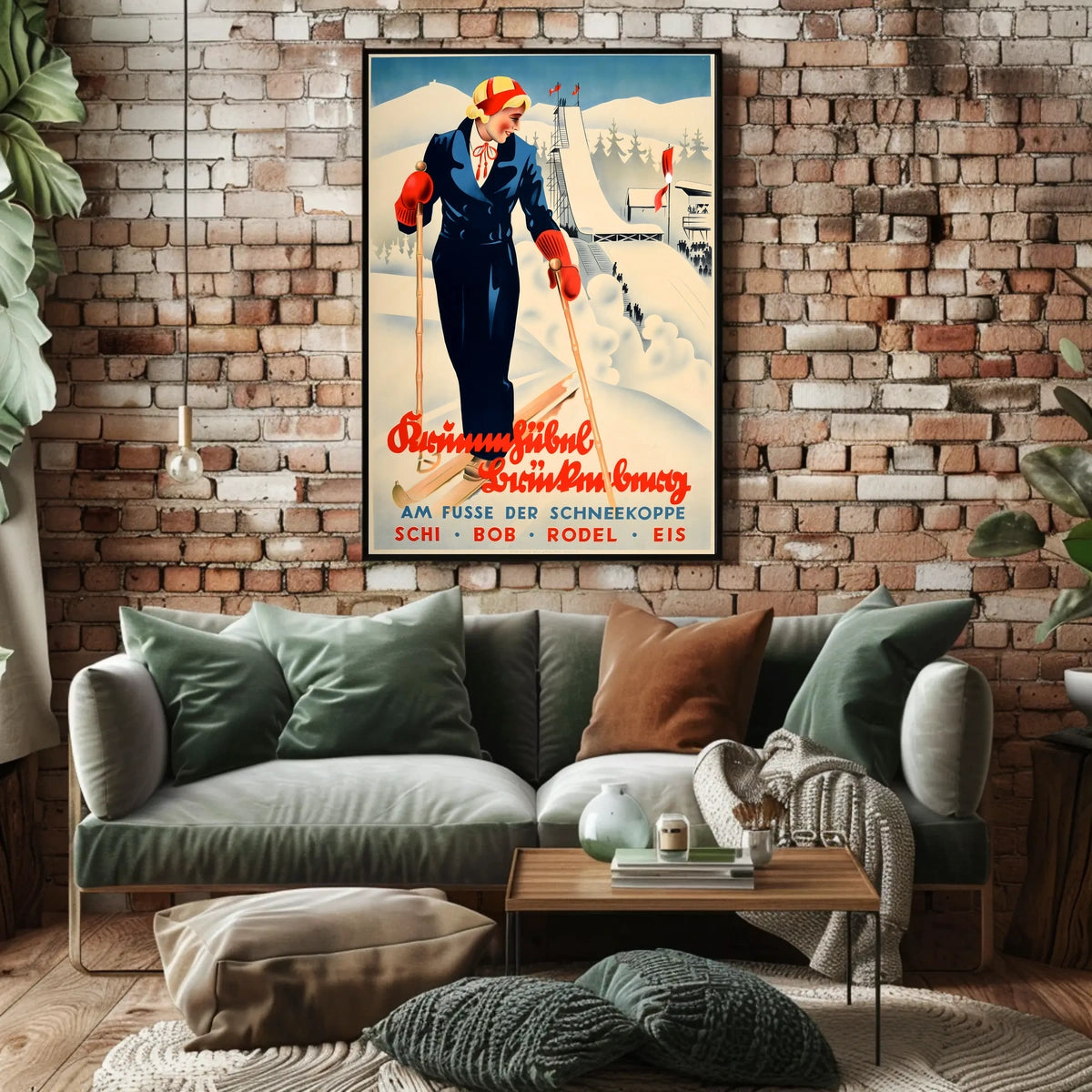 Winter Sports At The Foot Of The Poster