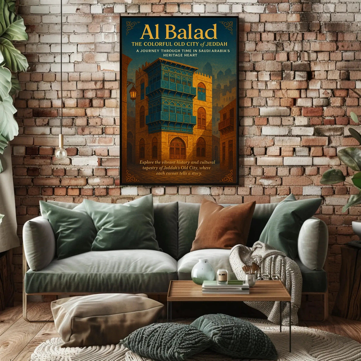 Al Balad The Colorful Old City Of Poster