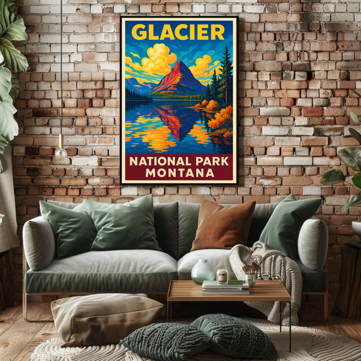 Glacier National Park Poster