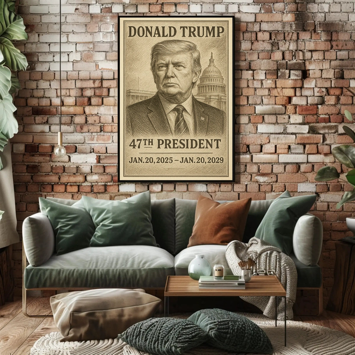 Donald Trump 47th President Poster