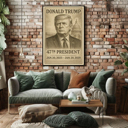 Donald Trump 47th President Poster