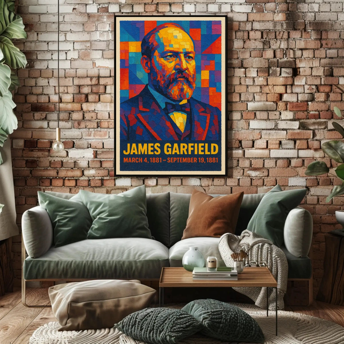 James Garfield 20th President Poster