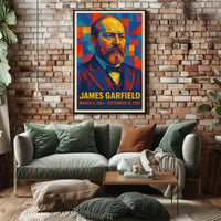 James Garfield 20th President Poster
