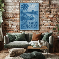Naples Florida Coastal Serenity Poster For Home Decor