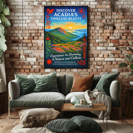 Discover Acadia's Timeless Beauty Poster