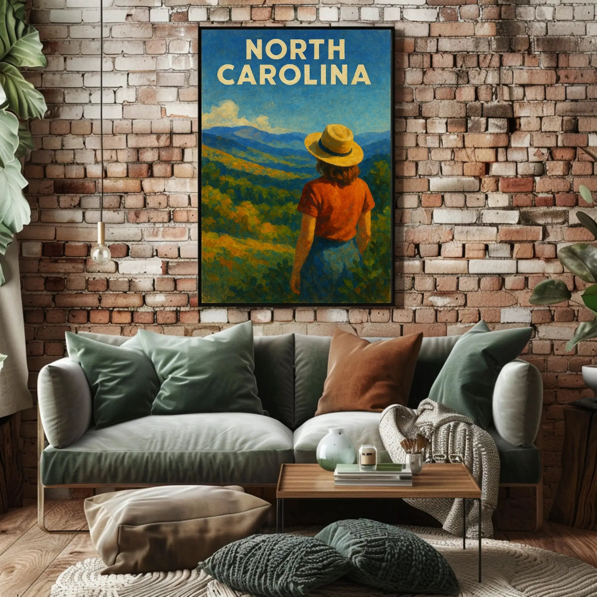 North Carolina Scenic Poster