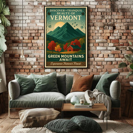 Vermont Scenic Beauty Wall Art Print