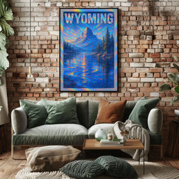 Wyoming Mountain Majesty Poster
